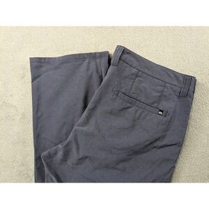 TravisMathew Mens 36x32.5 Golf Pants Blue Grey Stretch Performance Trousers